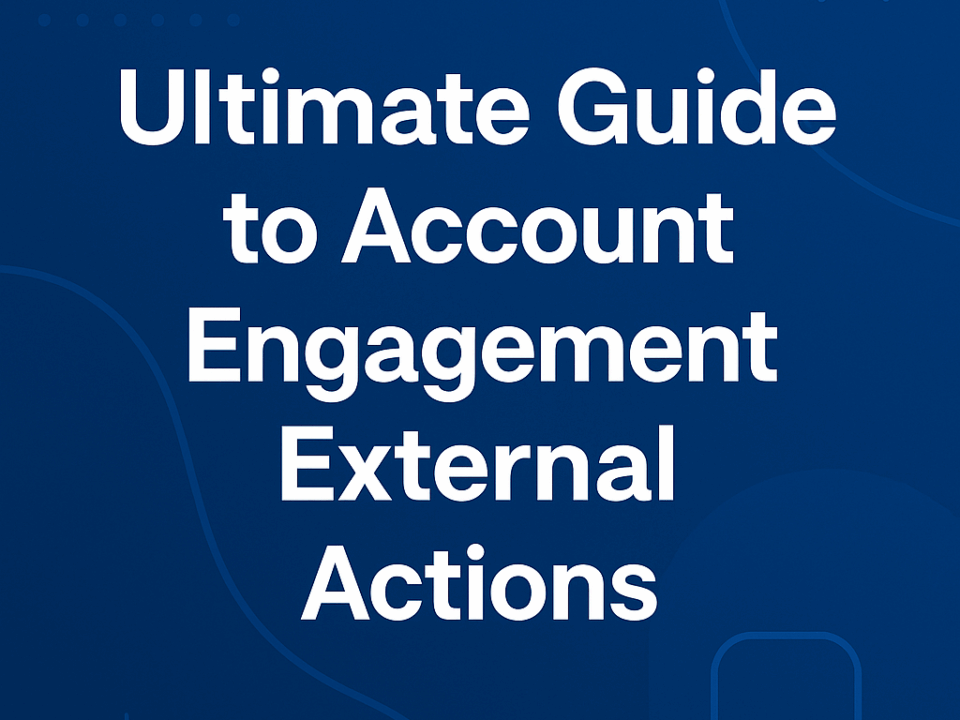 External Actions Featured